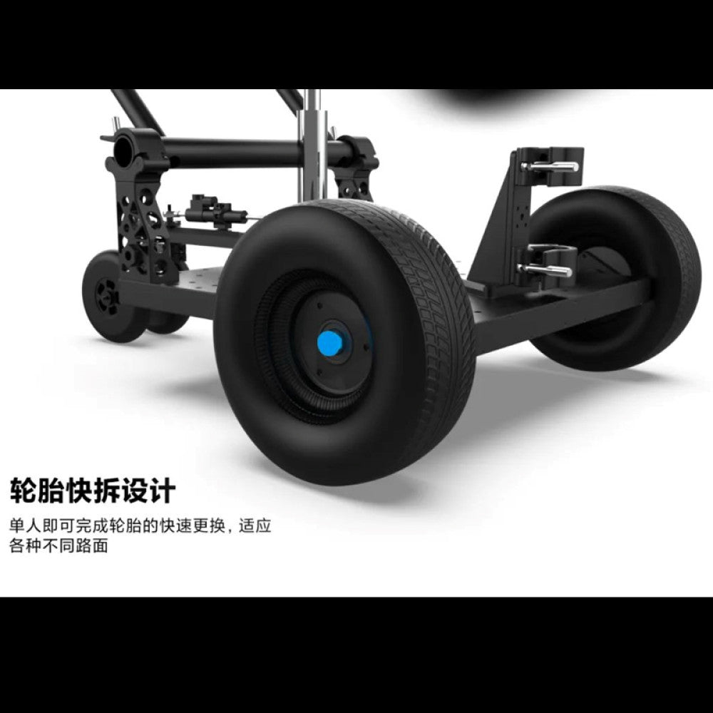 The new Weigu MOVMAX rickshaw modular film and television crew is professional and suitable for shooting standard sand wheels low resistance highways and all terrain applications image 4