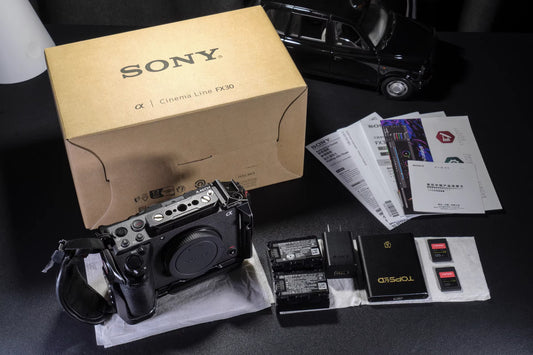 Sony FX30 Digital Cinema Camera + Cage + 120Gb CFA Card