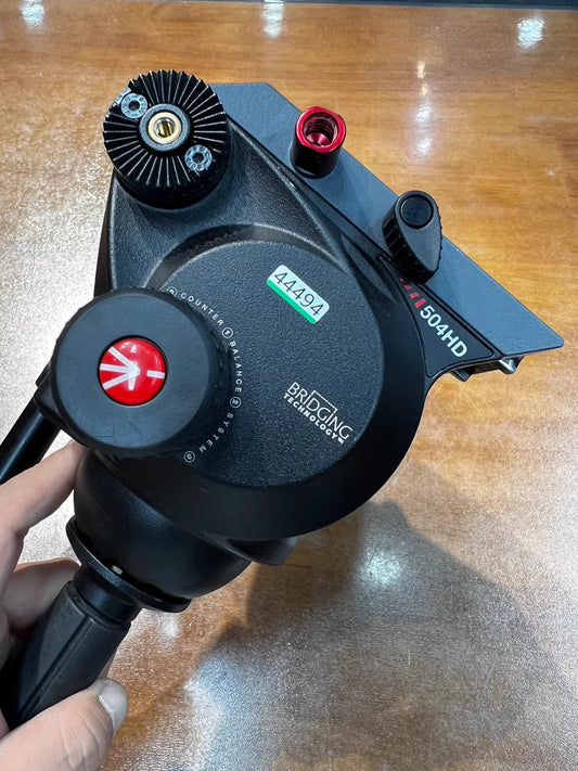 Manfrotto 504HD Fluid Video Head with Flat Base